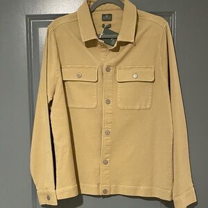 Genteal Tan Button-Up Shirt Jacket
